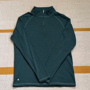 EUC Peter Millar Dark Green Quarter-Zip Pullover, Men’s S